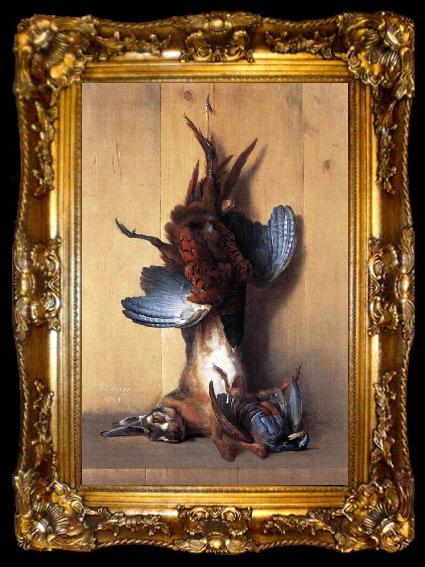 framed  OUDRY, Jean-Baptiste Still-life with Pheasant, ta009-2